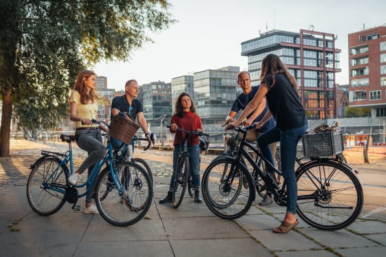 Offers for groups for bike tours in Hamburg with Happy Bikes
