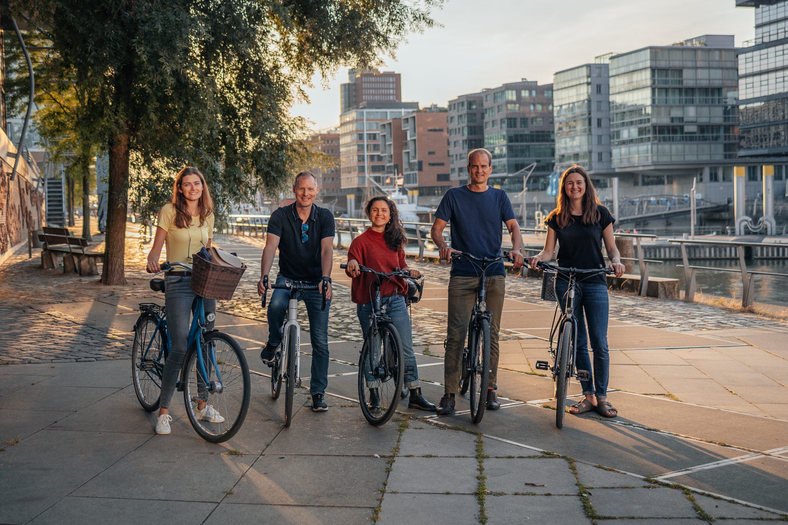 Schulklassen Fahrradtour Hamburg