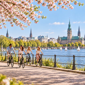Alster fietstour Hamburg